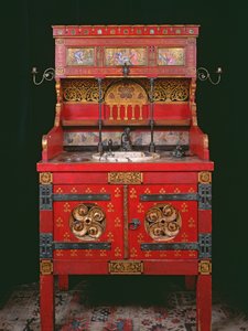 &39;Narcissus&39; Washstand, 1865-67 (mídia mista)